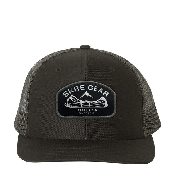 Bow Patch Hat - Black