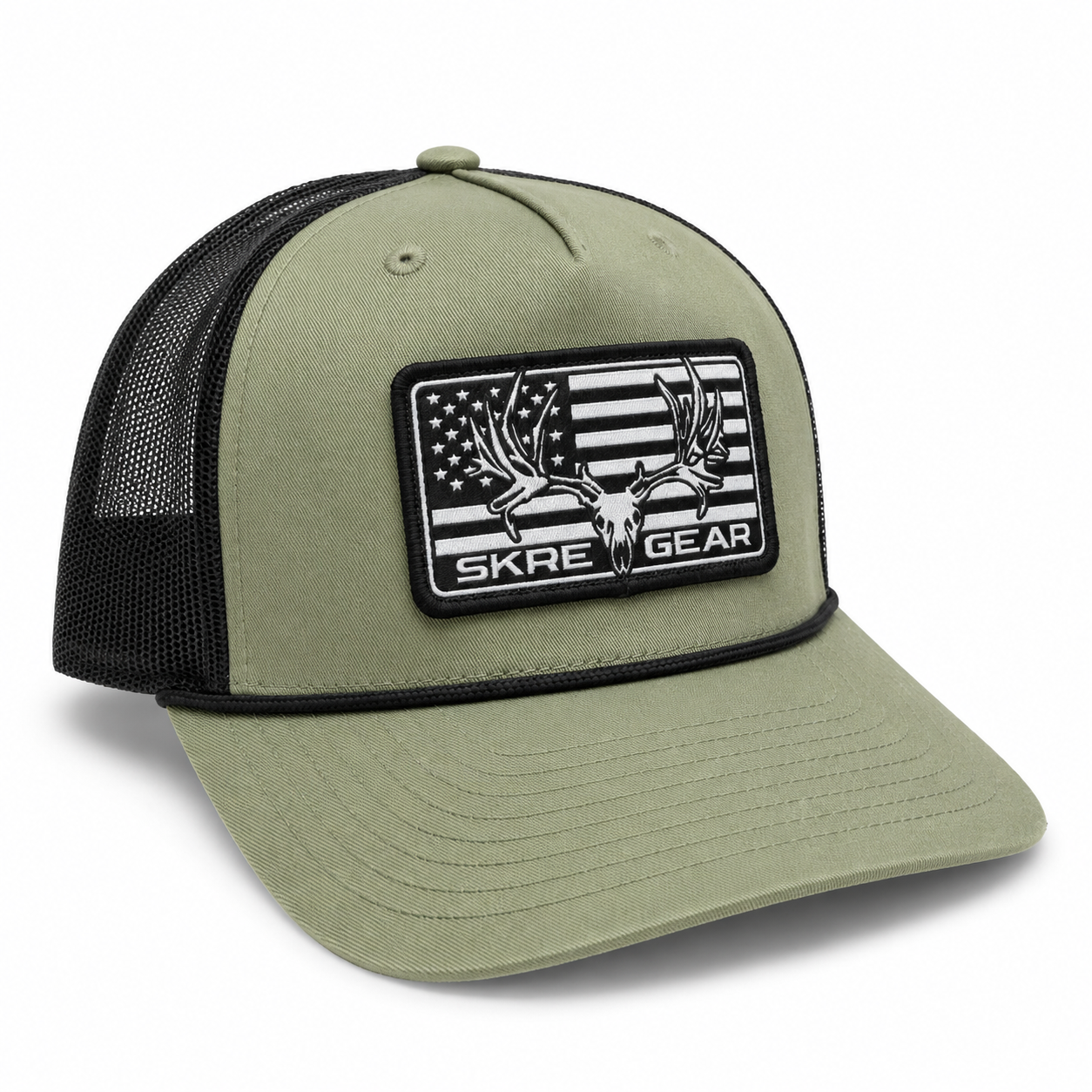 Deadhead Mule Deer rope Patch Hat - Loden | Skre Gear