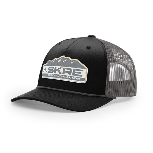 Skre Mtn Patch Trucker Hat with Rope