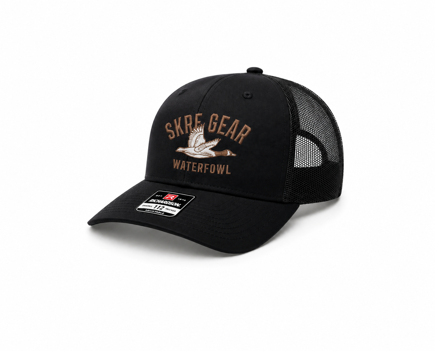 Water Fowl Hat Black