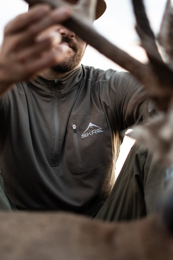 Kaibab 150 Merino Wool Top 1/4 Zipper | Skre Gear