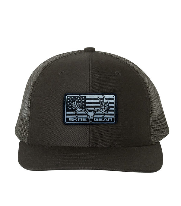 Deadhead Flag Patch Hat - Black