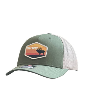 Orange Elk Patch Hat | Skre Gear