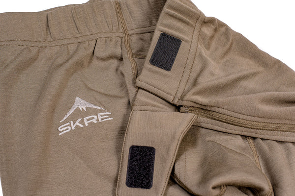 Kaibab 300 Merino Wool Bottom - Full length Zipper | Skre Gear