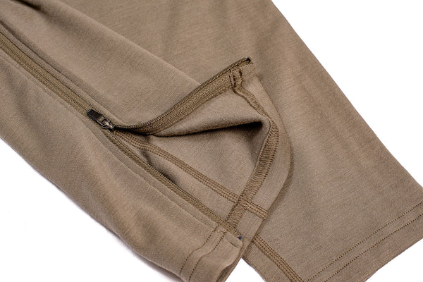 Shivas Olive-Green Worsted Twill Merino Wool Pants Fabric (LS-09303-E)