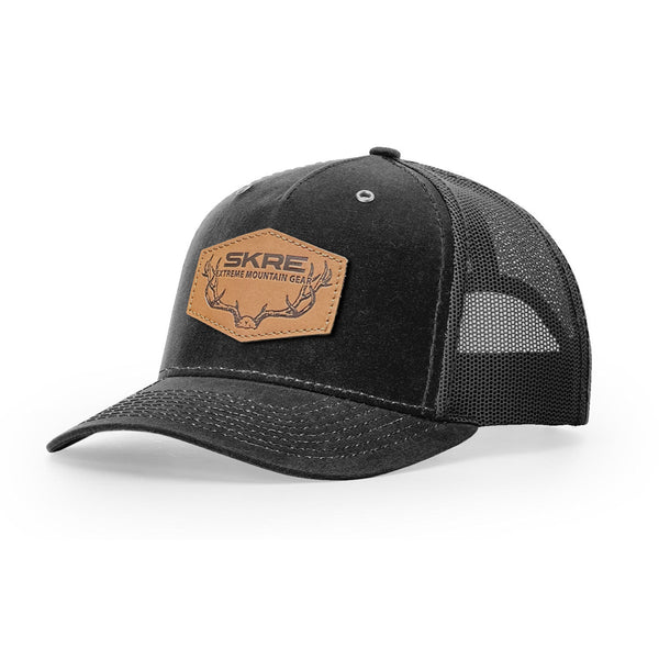 Leather Patch Trucker Hat