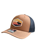 Orange Elk Patch Hat