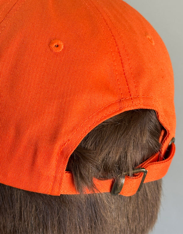 Blaze Orange Hat - with Buckle